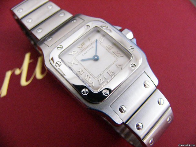 Cartier Santos Galbee Stahl TOP Zustand WATCHES 2