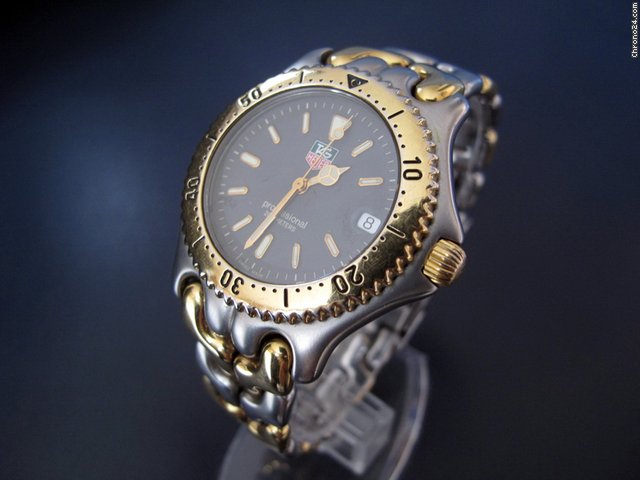 TAG Heuer S/el Herrenuhr Stahl/Gold WATCHES 2