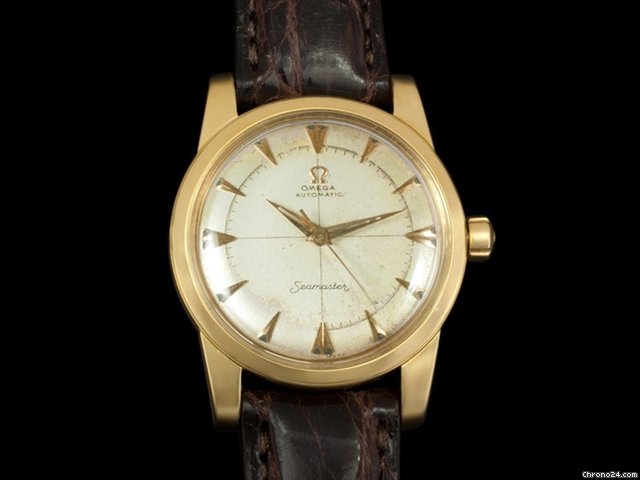 Omega 1952 Vintage OMEGA Mens SEAMASTER Automatic Watch - 18K Gold WATCHES 2
