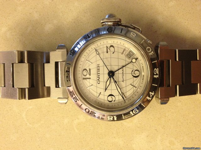 replica Cartier Pasha C 35mm zweite Zeitzon WATCHES 1