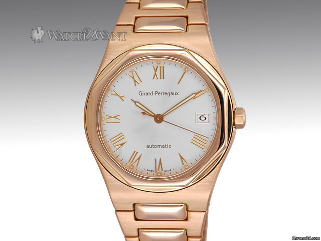 Girard Perregaux Laureato Automatic - 38mm 18k Rose Gold & Rose Gold Bracelet - Lightly Worn Condition WATCHES 2