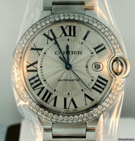 replica Cartier Ballon Bleu Men's W69012Z4 Pre-owned WATCHES 1
