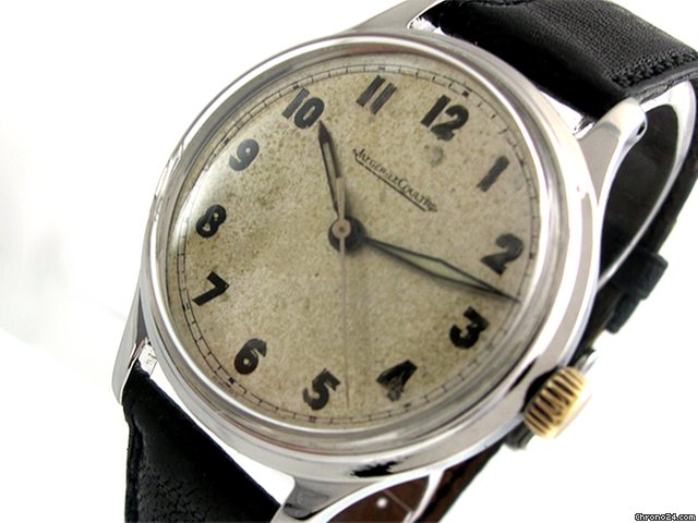 Jaeger-LeCoultre "Klassische Herrenuhr - Vintage", Stahl/Leder WATCHES 2