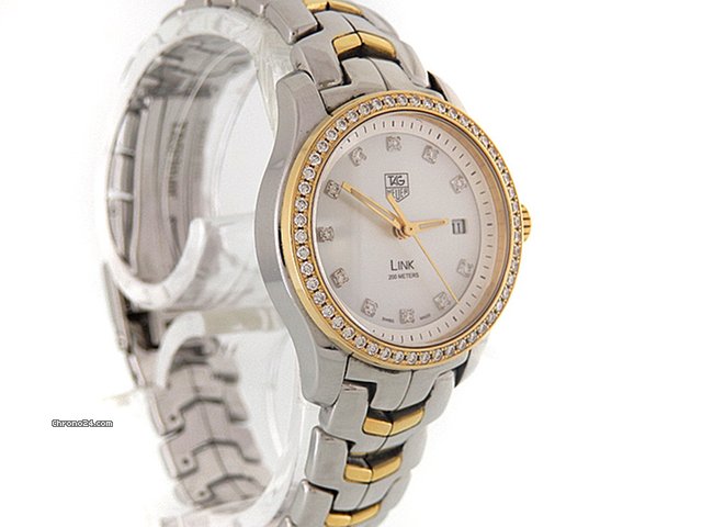 replica TAG Heuer "Link", Stahl/Gelbgold, L¨ınette mit Brillantbesatz WATCHES 1