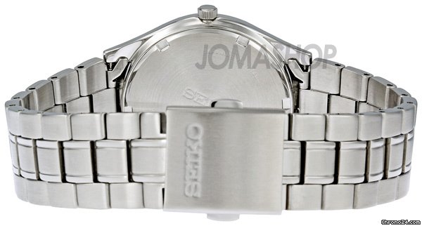 replica Seiko Black Dial Stainless Steel Quartz Mens Watch SGGA65 WATCHES 1
