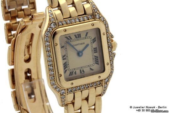Cartier Panthere 18K GG Diamanten WATCHES 2
