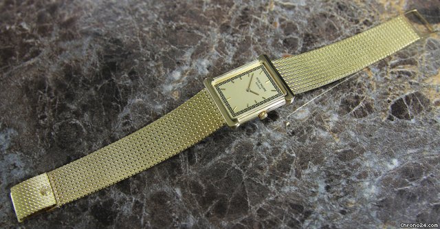 Patek Philippe 18k Yellow Gold Gondolo Mechanical Nos Watch WATCHES 2