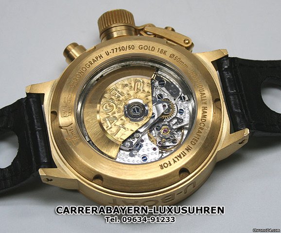 replica U-Boat Flightdeck Chrono 18K 50mm WATCHES 1 