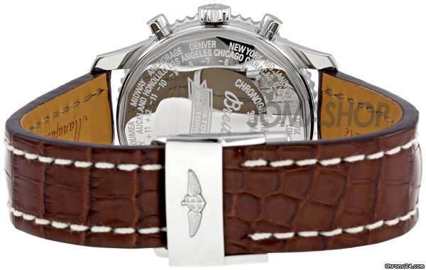 replica Breitling Montbrilliant Datora Chronograph Brown Crocodile Strap Mens Watch A2133012-G518BRCD WATCHES 1