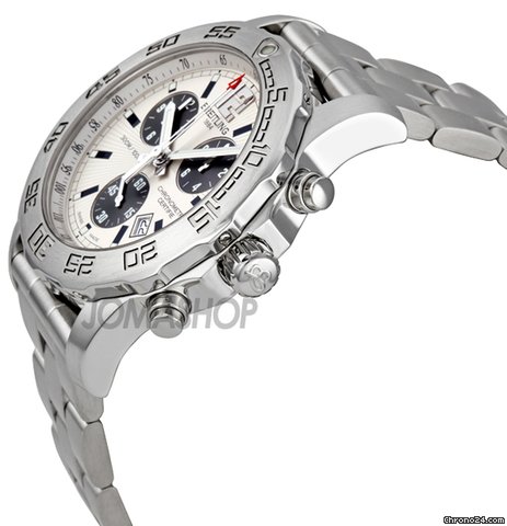 Breitling Colt II Chronograph Silver Dial SuperQuartz Mens Watch A7338710-G742SS WATCHES 2