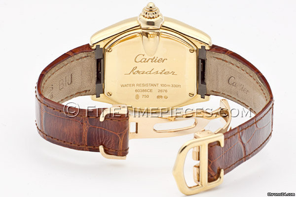 replica Cartier Roadster Gelbgold kleines Modell - W 62018 Y 5 WATCHES 1