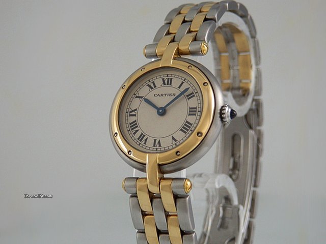 Cartier "Panthere Ronde", Stahl/Gelbgold WATCHES 2
