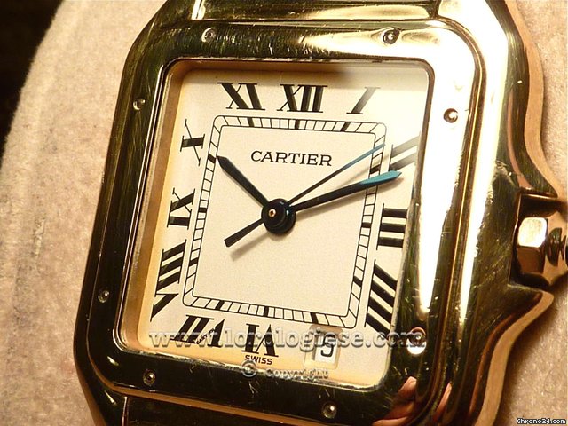 replica Cartier Panthere Grand Modele Solid Gold WATCHES 1 