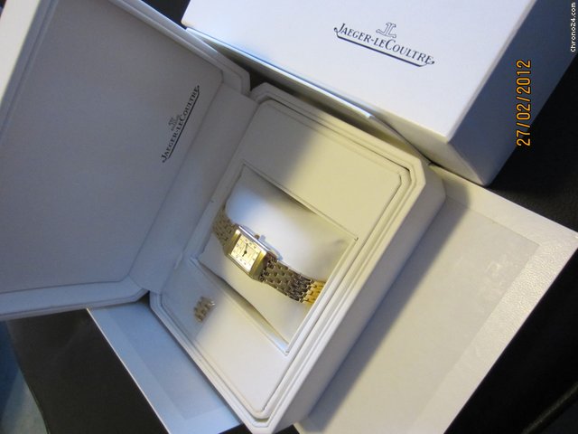 replica Jaeger-LeCoultre Reverso lady gold with gold bracelet WATCHES 1
