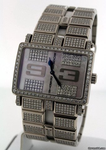 replica Roger Dubuis TooMuch Ladies White Gold T26800SDND246P9 Pre-owned WATCHES 1