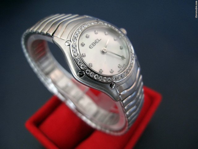 replica Ebel Classic Wave Mini Perlmutt & 54 Diamanten WATCHES 1