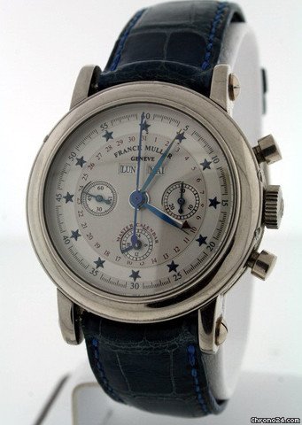 replica Franck Muller Triple Calendar Chronograph 7000/CC/MC Pre-owned WATCHES 1