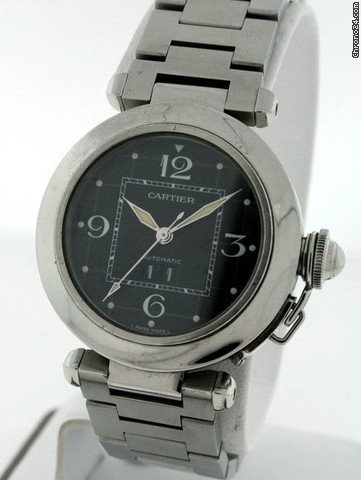 replica Cartier Pasha C Big Date W31055M7 Pre-owned WATCHES 1