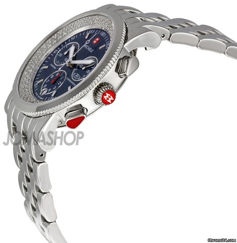 Michele Sport Sail Diamond Navy Dial Ladies Watch MWW01C000056 WATCHES 2