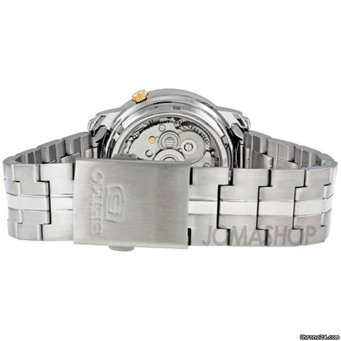 replica Seiko 5 Automatic Champagne Dial Link Bracelet Mens Watch SNKK69 WATCHES 1