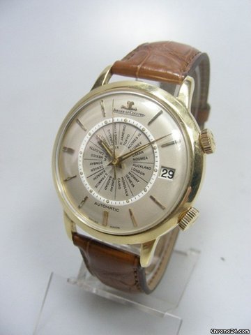 Jaeger-LeCoultre Memovox World Time vintage yellow gold WATCHES 2