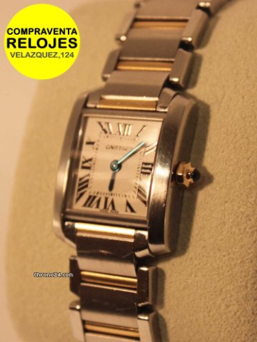 Cartier TANK FRANCES acero y oro MUJER WATCHES 2