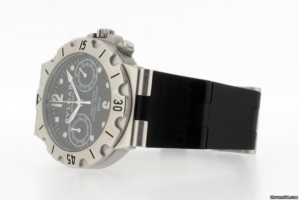 Bulgari Diagono Scuba Chronograph. Model No SCB 38S WATCHES 2