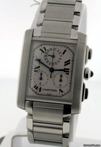 Cartier Tank Fransaise Chonoflex Pre-owned WATCHES 2