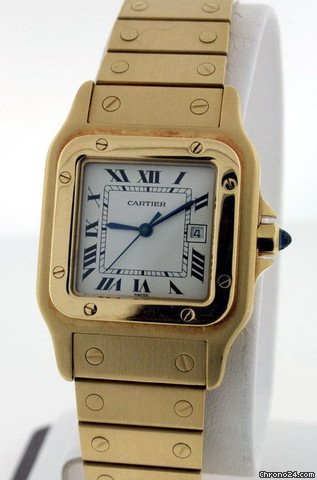 Cartier Santos Men's 18k Pre-owned WATCHES 2
