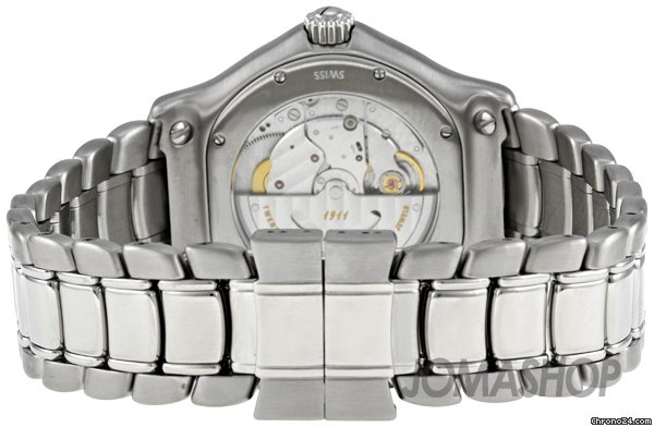 replica Ebel 1911 Black Dial Automatic Stainless Steel Mens Watch 9330240-15665P WATCHES 1