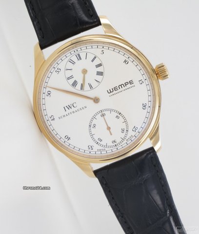 IWC Portugieser Wempe Regulateur 18k Rose Gold mit Lederband lim WATCHES 2