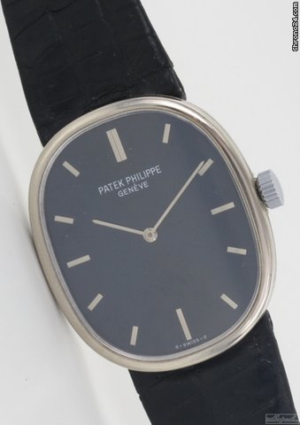 Patek Philippe Golden Ellipse 3548 18kt 750 WEISS GOLD HERRENUHR WATCHES 2