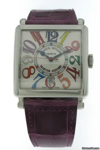 Franck Muller Master Square Color Dreams Steel Ladies 6000 H SC DT WATCHES 2