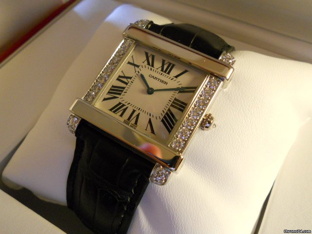 Cartier CHINOISE XLTANK PLATINUM DIAMONDS WATCHES 2