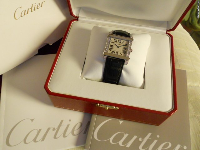 replica Cartier CHINOISE XLTANK PLATINUM DIAMONDS WATCHES 1