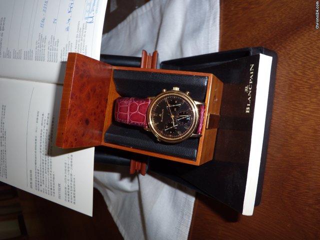 Blancpain cronografo rattrappante oro rosa n. 14 WATCHES 2