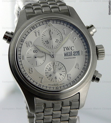 IWC Pilot Spitfire Rattapante White Dial SS/SS 42MM WATCHES 2