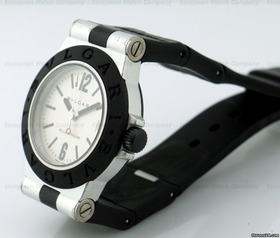 replica Bulgari Diagono Aluminum Midsize Quartz WATCHES 1 