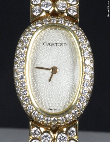 replica Cartier Unique Baignoire 18k Diamonds WATCHES 1 