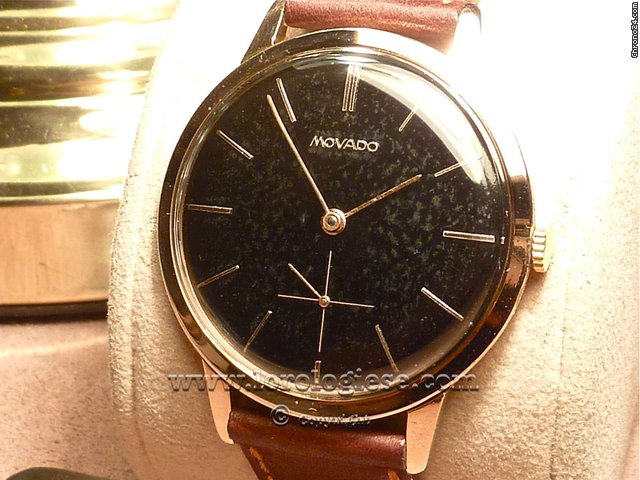 Movado Classic Pink Gold Filled 38mm Oversize Watch WATCHES 2