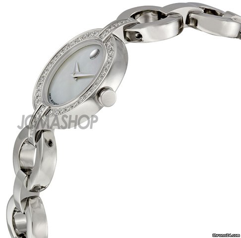 Movado Bela Moda Stainless Steel Diamond Bracelet Ladies Watch 0606265 WATCHES 2
