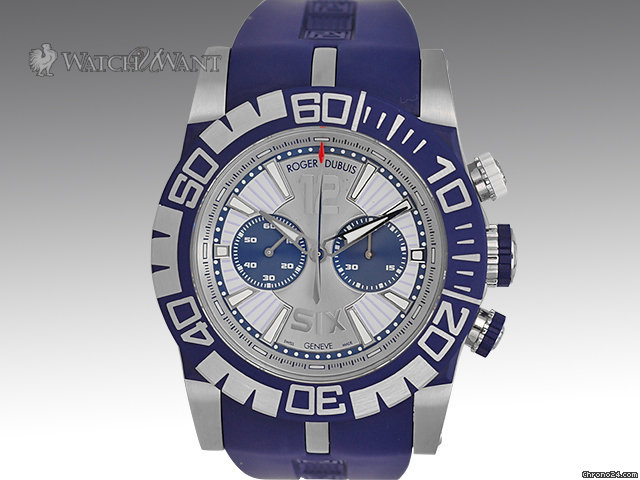 Roger Dubuis Easy Diver Automatic Sympathie Chronograph - Japan Blue Special Limited Edition 280 Pieces - Reference SED46-78-9D- 00/03A01/A - Boxes/Papers & As-New WATCHES 2