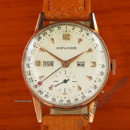 replica Movado Calendograph triple Calendar WATCHES 1