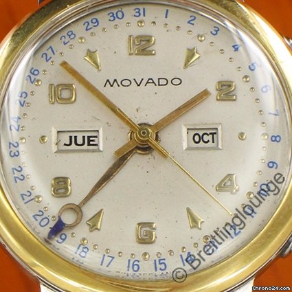 replica Movado Calendograph triple Calendar WATCHES 1