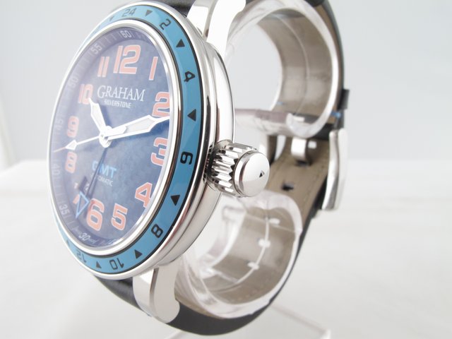 Graham Silverstone Time Zone Gulf Blue WATCHES 2
