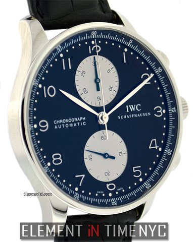 IWC Portuguese Chronograph Panda Dial IW3714-04 B+P WATCHES 2