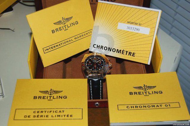 replica Breitling Chronomat B01 Rosegold Limited Edition limitiert 200 ST. Neu WATCHES 1