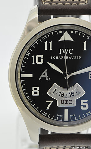 replica IWC Fliegeruhr UTC Edition Antoine De Saint Exupery 18 K Wei gold WATCHES 1