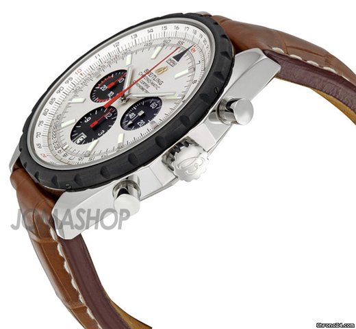 Breitling Chronomatic 49 Silver Dial Chronograph Mens Watch A1436002-G658BRCT WATCHES 2