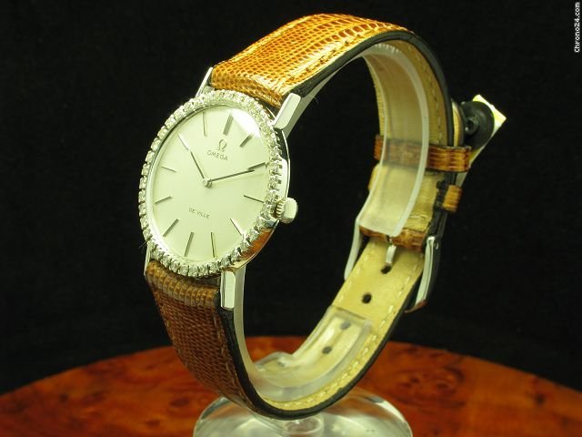 Omega De Ville 18kt Gold Handaufzug Herrenuhr Mit Brillant Besatz WATCHES 2